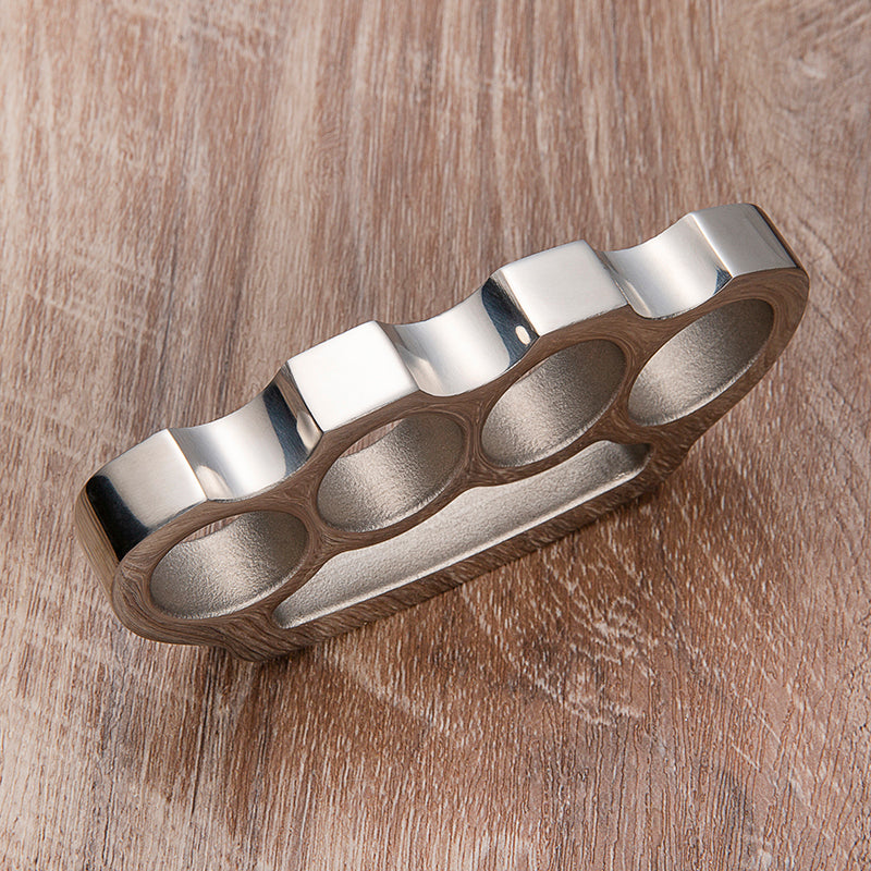 304 Stainless Steel Knuckle Duster Brass - Cakra EDC Gadgets Brass Knuckles - Tophatter Daily Deals